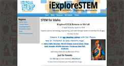 Desktop Screenshot of iexplorestem.org